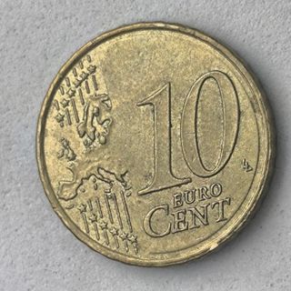 10-04095-España 10 cent € -  2008- cuño roto baiha