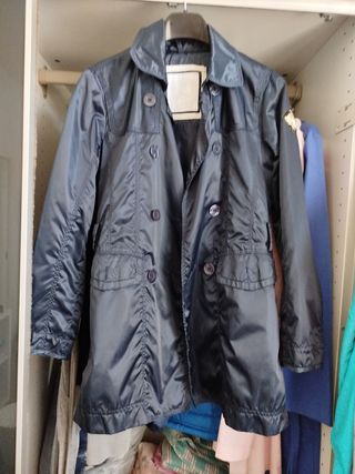 Trench blu bambina 11/12 anni