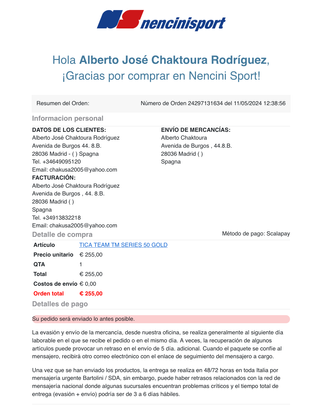 Mulinello Tica Team 50 Curricán Tuna NUOVO!!!