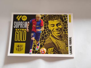 Lamine Yamal Supreme Extra Gold Panini