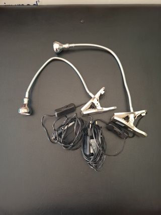 Lampade da lettura flessibili con morsetto
