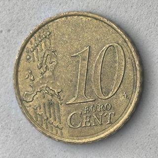 10-04099-España 10 cent € -  2009- cuño roto pelo 