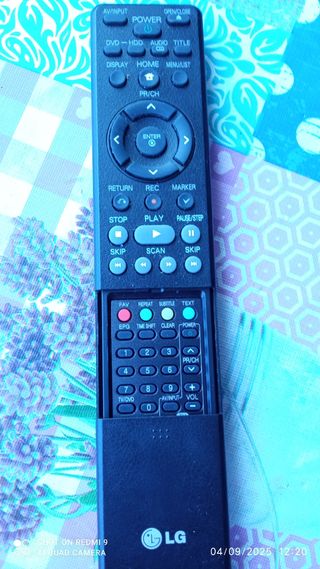 Mando DVD Grabador LG