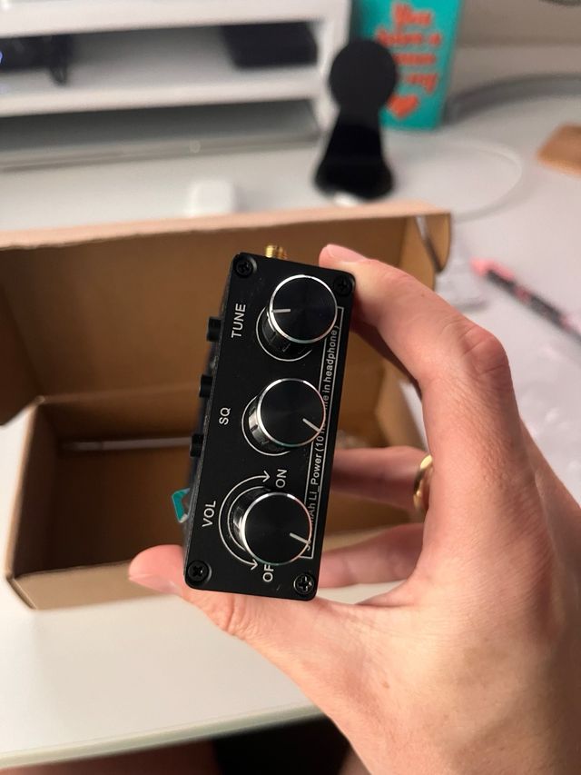 Sintonizador TEF-6686 negro: perfecta recepción FM