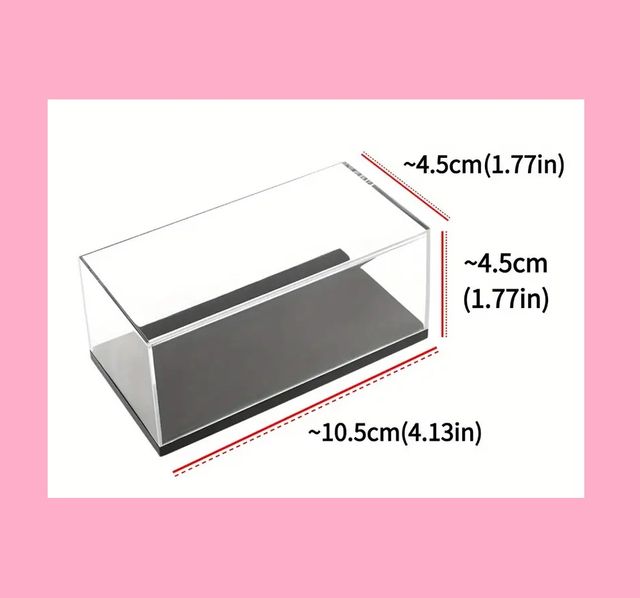 Lotto 4 teche per macchinine modellini 1/55 1/64