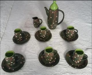 Juego de café de cerámica