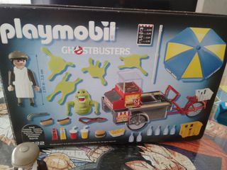 Playmobil Carrito Hot Dog + Muñeco Fantasma