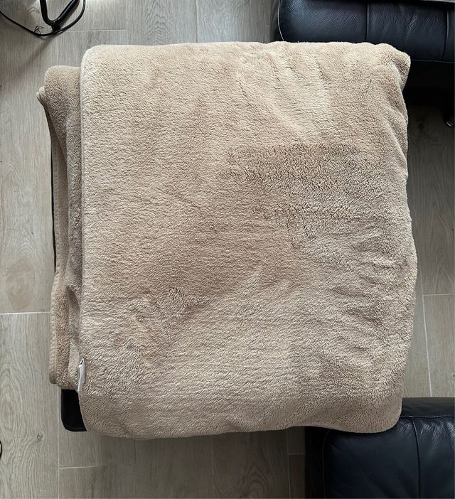 Manta polar Zara Home Beige