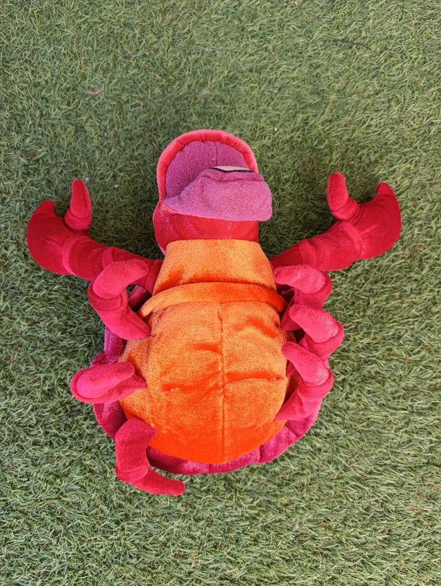 Peluche de cangrejo rojo (Sebastián)