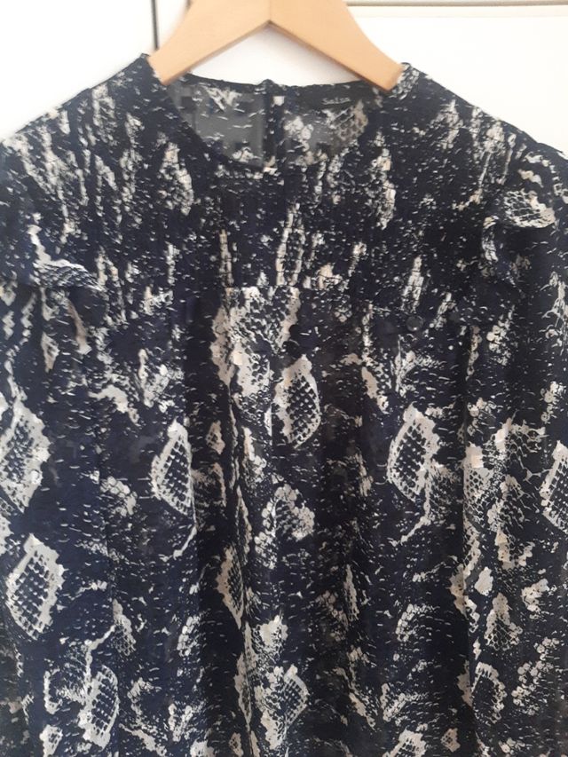 Camisa Salsa Estampado Serpiente