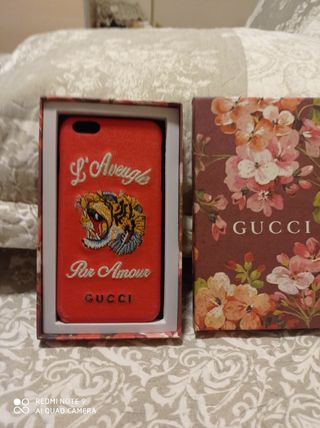 Custodia Gucci per iPhone 6s Plus Tiger L'Avenge