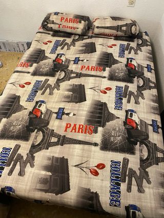 Sofá Cama Diseño París Tela Beige