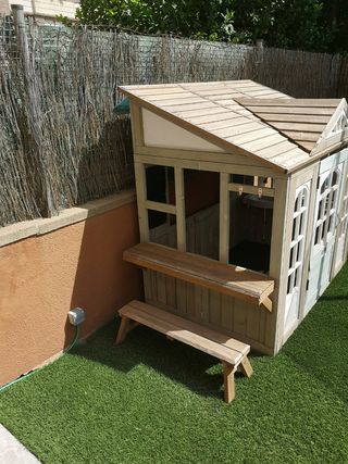 Caseta infantil de madera para exterior
Kidkraft 