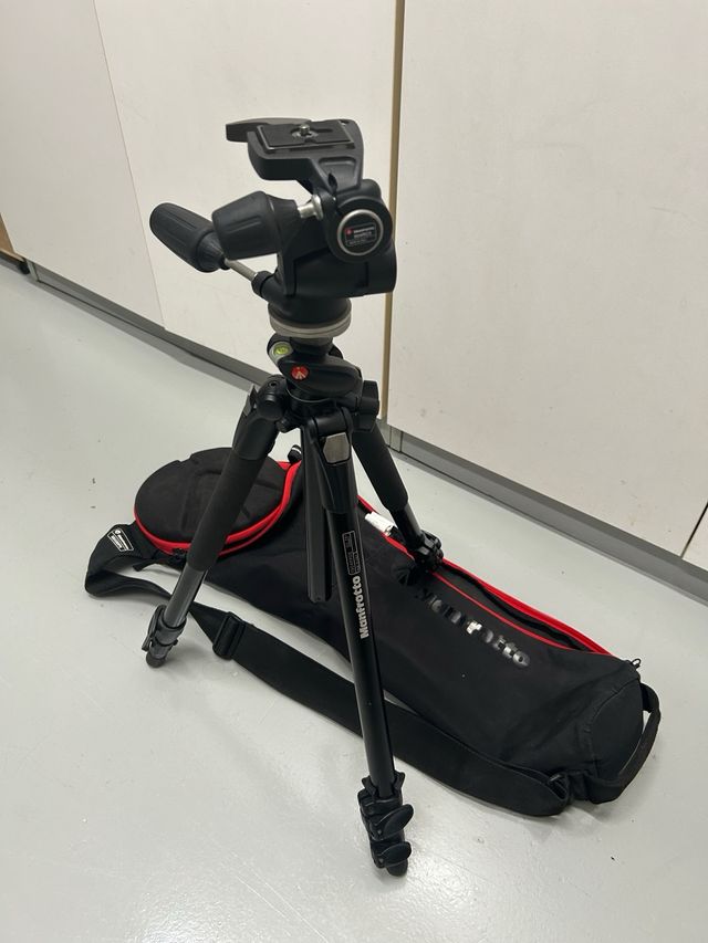 Trípode Manfrotto 190XPROB + Rótula 804RC2 + Funda
