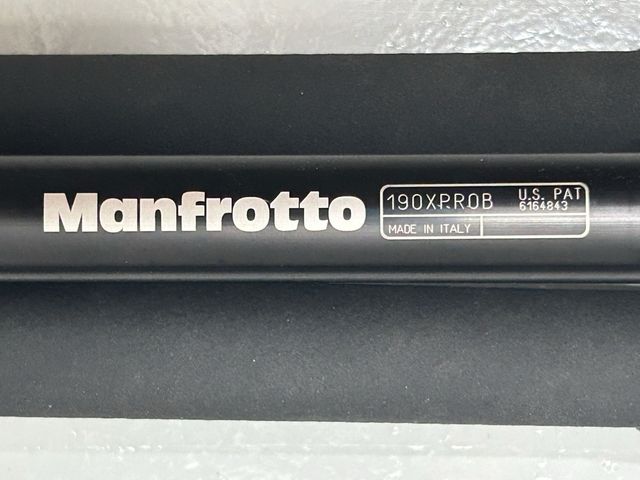 Trípode Manfrotto 190XPROB + Rótula 804RC2 + Funda