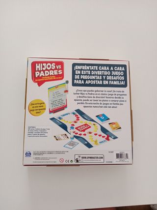 Juego de mesa Hijos vs Padres