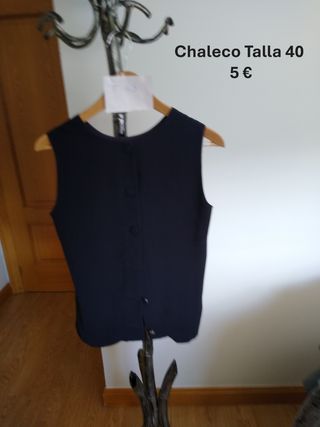 Chaleco Talla 40 Negro