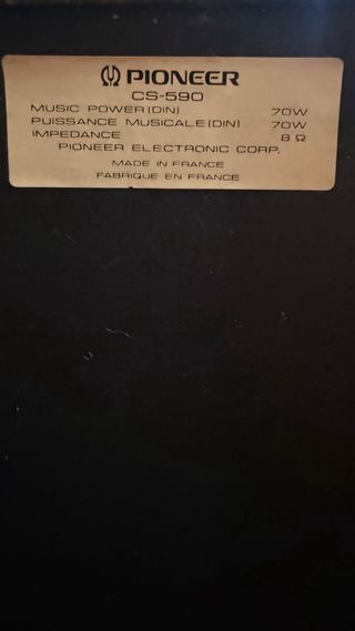 2 Altavoces Pioneer CS-590