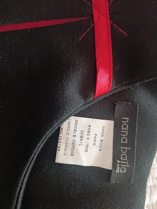 Vestido Negro Nana Bafta. Chica o niña adolescente