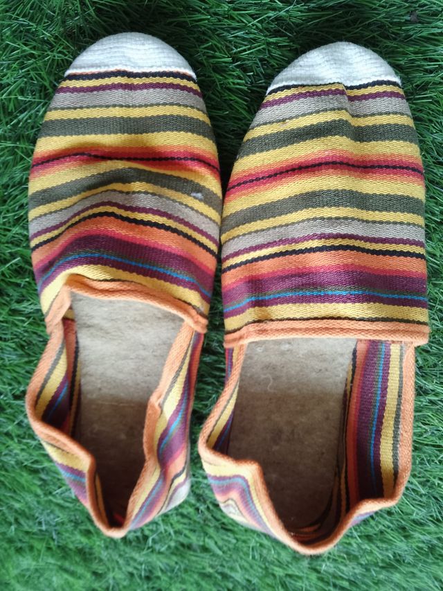 Alpargatas de rayas