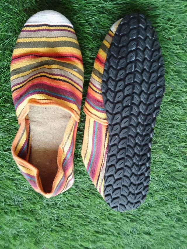 Alpargatas de rayas