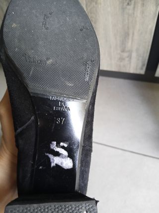 Botas altas negras Talla 37