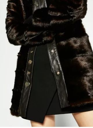 Pelliccia Zara marrone