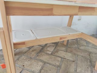 Escritorio infantil IKEA FLISAT madera regulable
