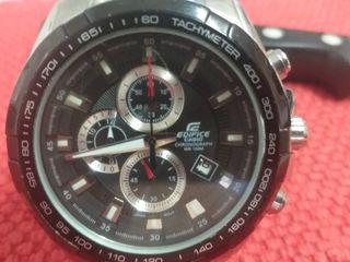 Reloj Casio Cronógrafo acero y negro