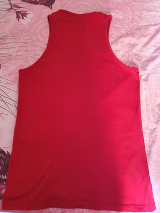 Camiseta sin mangas Jack & Jones Roja