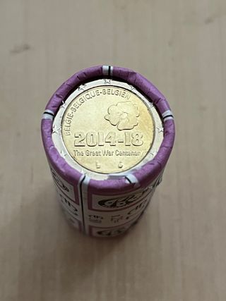 Moneda 2€ Bélgica 2014 Gran Guerra