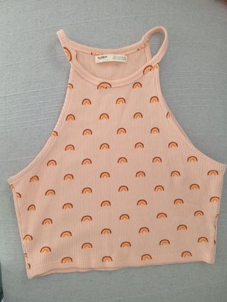 Top Pull&Bear estampado arcoíris