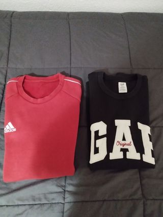 Sudadera Adidas Roja Hombre