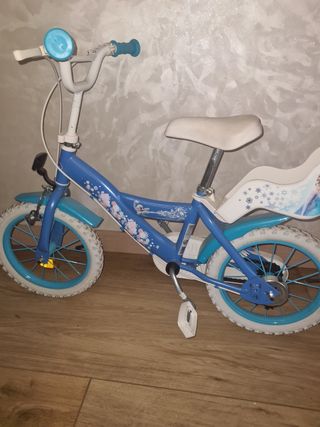 Bicicleta infantil Frozen azul