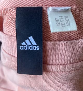 Sudadera Adidas Rosa con Logo