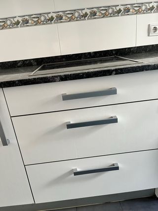 Cocina completa, campana, horno, placa y microonda