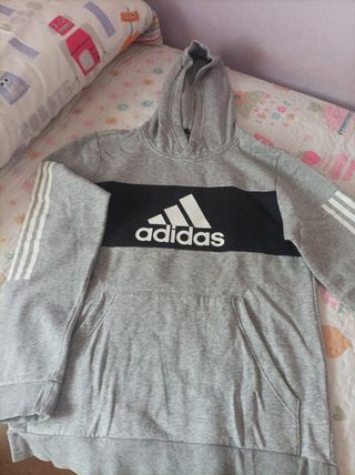 Sudadera Adidas Gris Talla 15-16A