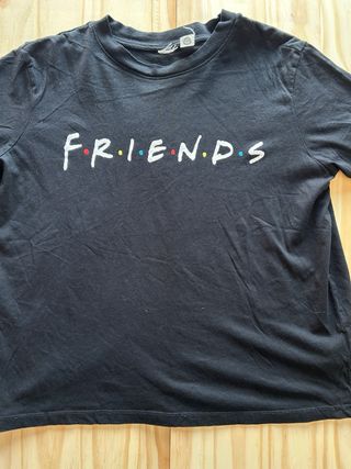 Camiseta Friends Negra Vintage