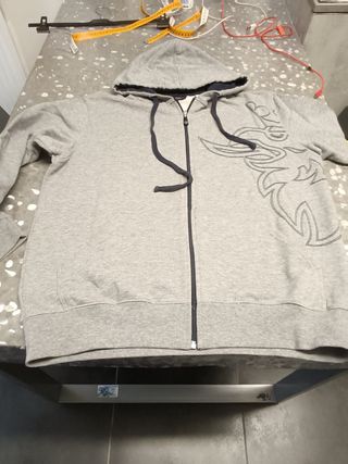 Felpa con cappuccio Scania Grigia XL