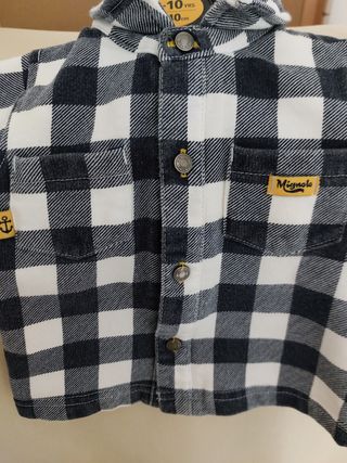 Camicia a quadri neonato