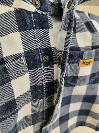 Camicia a quadri neonato