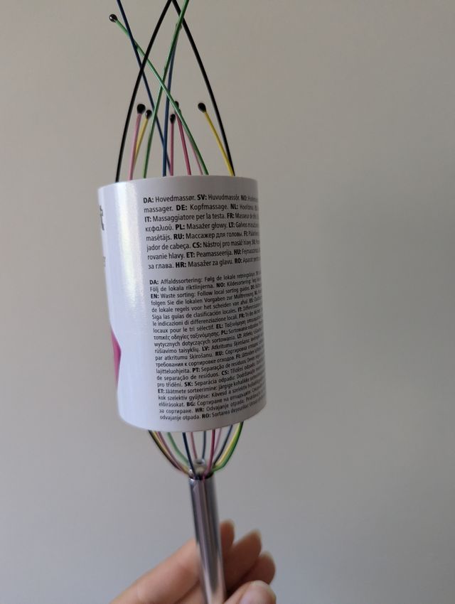 Massaggiatore per la testa / head massager