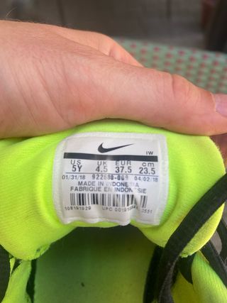 Zapatillas Nike Negras Talla 37.5