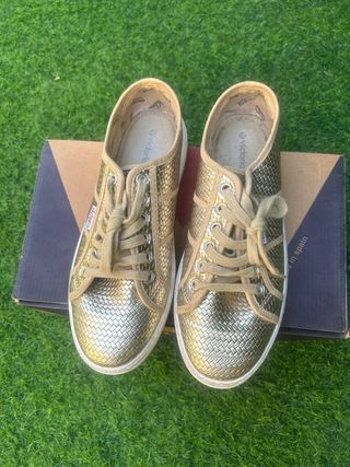 Zapatos Victoria Mujer Talla 38 Oro