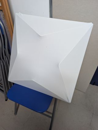 Lámpara de techo blanca