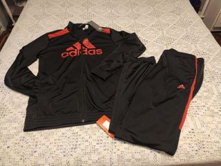 Chándal Adidas Negro y Rojo