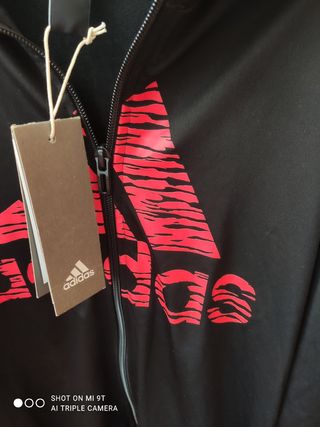 Chándal Adidas Negro y Rojo