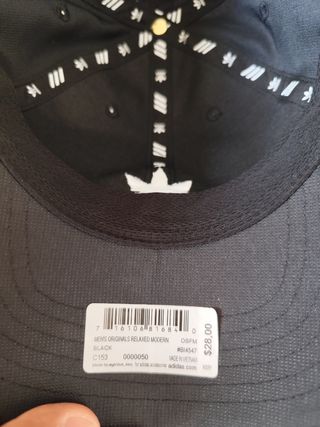 Gorra Adidas Negra Ajustable