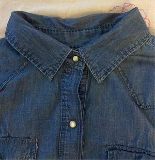 Camisa Vaquera Manga Larga