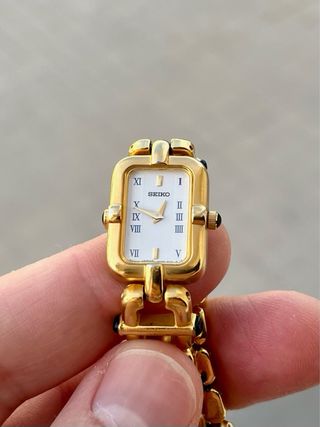 Reloj Seiko Quartz Tank NOS Vintage *Año 1996*